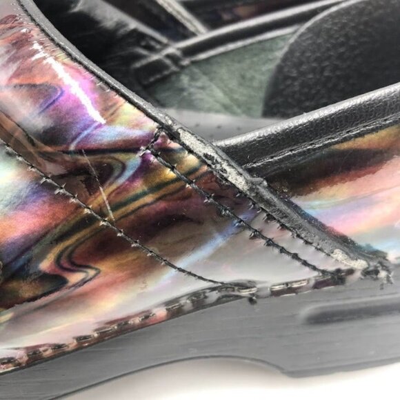 Dansko Women's Slip On Comfy Clogs Rainbow Petro Oil Design 38 EUR 7.5 to 8 US - Picture 14 of 14